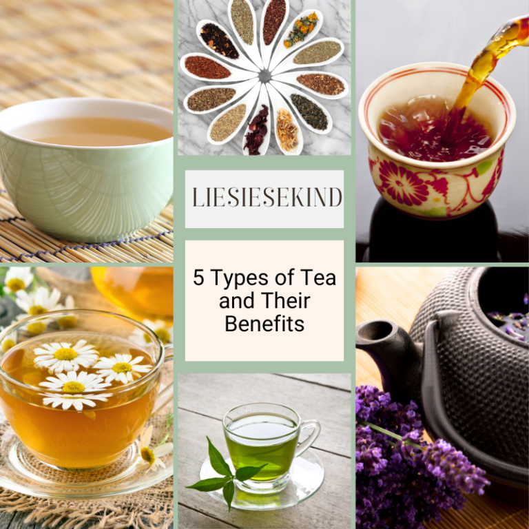 5 Types Of Tea And Their Health Benefits