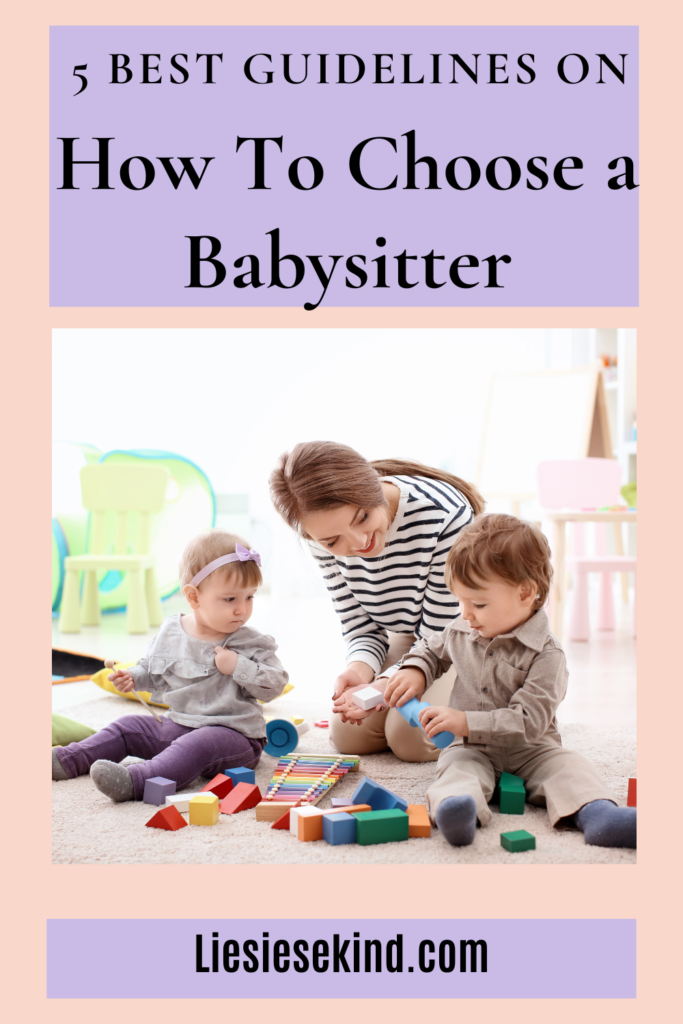 how to choose a babysitter