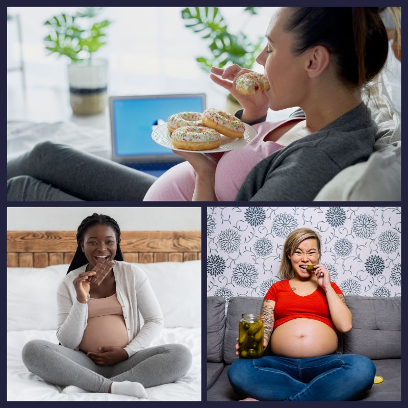 why do pregnant women have food cravings