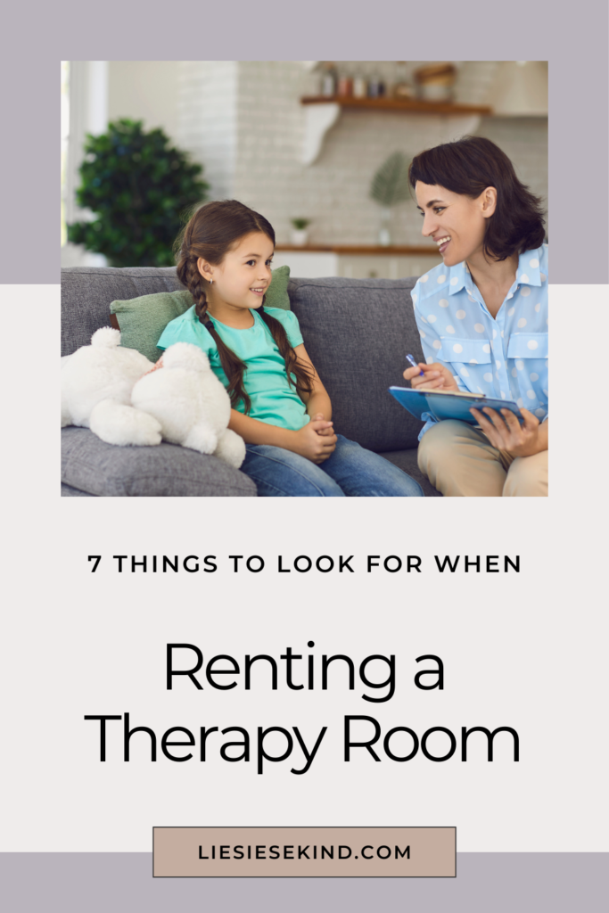 renting a therapy room